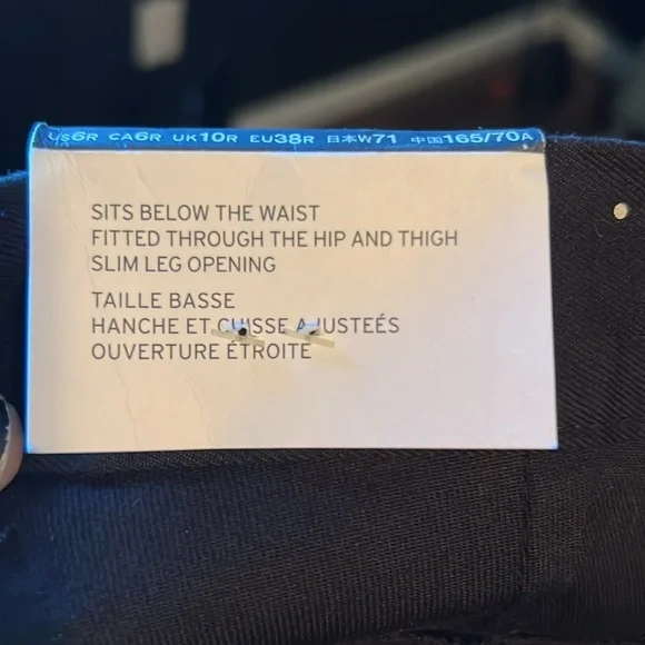 GAP Slim City Coupe Polkadot Ankle Pants Size 6 - Picture 7 of 9